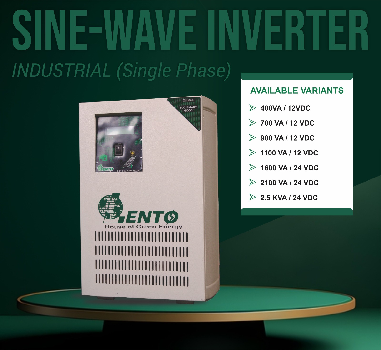 Sine Wave Inverter (Single Phase ) - Industrial